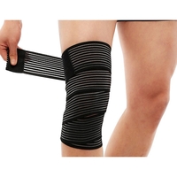 Orteza Elastica, Flippy, Pentru Picior/Mana, cu Prindere Velcro, 7.5 x 180 cm, din Nailon, Negru