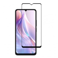 Folie Sticla Securizata, Vafy, Pentru Redmi 13C, Full Glue, Margini Negre, Transparent