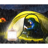Mini Lampa LED de Camping, Vafy, pentru Aer Liber, Reincarcabila USB Type C, 3 Trepte de Lumina, Portabila, 13.8 x 6.5 cm, 5V, Alb