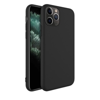 Husa protectie Vafy compatibila cu Apple iPhone 13 Pro Matte Tpu Negru Mat