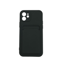 Husa protectie Vafy cu suport card compatibila cu Samsung Galaxy A52 Negru