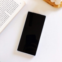 Husa protectie Vafy compatibila cu Samsung Galaxy S21 Ultra Soft IMD TPU Marble Geometric Roz