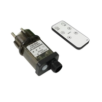 Transformator cu Telecomanda Inclusa, Vafy, Flash, pentru Instalatii Luminioase LED, Suporta pana la 1200 LED-uri, 31 v, Negru