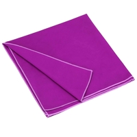 Prosop de plaja cu uscare de rapida, husa de transport, 75x150cm, violet