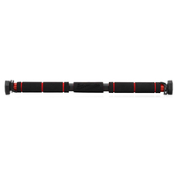 Bara tractiuni reglabila pentru usa 62-100 cm, otel si spuma NBR, capacitate 300 kg, negru