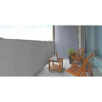 Plasa umbrire si intimitate pentru gard, 1.5m latime, 50m lungime, 135g densitate 90%, gri antracit