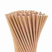Set 100 Paie, Flippy, din Hartie, 20 cm, Model Uni, Kraft