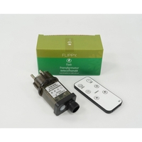 Transformator cu Telecomanda Inclusa, Vafy, Flash, pentru Instalatii Luminioase LED, Suporta pana la 1200 LED-uri, 31 v, Negru
