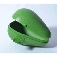 Cutie de depozitare si pastrare a alimentelor, Plastic, Flippy, Model Avocado, 8.4x8.4x12.3 cm, Verde