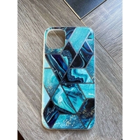 Husa protectie pentru Apple iPhone 7/8/SE 2020 Soft IMD TPU Marble Geometric Albastru