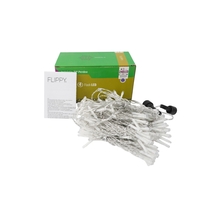 Sectiune Instalatie de Craciun Vafy Tip Perdea, cu Flash, 2 m x 2 m, 240 LED-uri, Interconectabila, Fir Transparent, Albastru