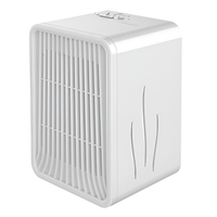Mini Incalzitor pentru Birou, Vafy, Incalzire si Racire, 1000-1200W, cu Lumini, cu Maner, Lungime Cablu 1.5 m, 3 Trepte de Temperatura, 15.3x13.8x22.5 cm, Alb