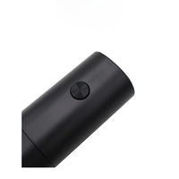 Rasnita Electrica pentru Cafea si Condimente, Flippy, Cutit de Macinare din Otel Inoxidabil, Incarcare cu Baterii, Optiuni Diferite de Macinare, Usor de Manevrat, 18x5.5cm, Negru