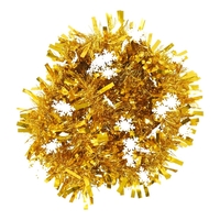Beteala Craciun, Flippy, auriu, marimea: 2 m x 9 cm x 9 cm material:folie PVC, interior/exterior