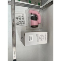 Aparat Pentru Curatat Scame, Par Si Praf, Vafy, cu LED, Pentru Diferite Tipuri De Material, Cu Lame Din Otel Inoxidabil, Compartiment de Depozitare, Maner Reglabil, 11x10.5x8.7 cm, Roz