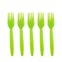 Set 10 Furculite de Unica Folosinta, Flippy, Colectia Dino Park, 15.5 x 2.5 cm, din Plastic PE, Multicolor