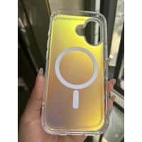 Husa Telefon, Vafy, Compatibila iPhone 17, Model Cameleon, Magsafe, Schimbare Gradient de Culoare din Unghiuri Diferite, Multicolor