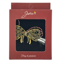 Brosa Vintage, Jolie, Material Metal, Ambalaj Carton, Dimensiune Brosa Aproximativ 4-6 cm, Model Fundita cu Flori, Multicolor