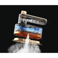 Mini Fier de Calcat, Flippy, Pliabil si Portabil, Calcare Verticala/Orizonala, cu Abur, 50 ml, 40W, 10.5 x 12 cm, Alb