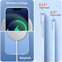 Husa de protectie Vafy compatibila cu Apple iPhone 12 Tpu 1mm,Transparent