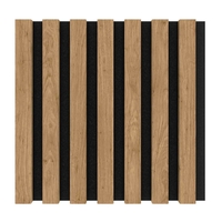 Modul riflaj MDF decorativ LDA PREMIUM de tip panou acustic, Stejar Saragossa, 30x30 cm