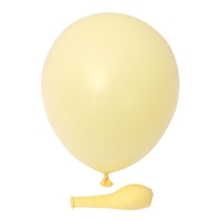 Set 12 Baloane, Flippy, din Latex Macaroon, 30 cm, Galben