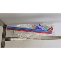 Set 10 Bete cu Rozete pentru Baloane, Flippy, Suporturi de plastic, Usor de instalat, Reutilizabil, Pentru aniversare, Nunta, Ziua de Nastere, Decor, 40 cm, Multicolore