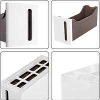 SONGMICS Dulap de depozitare pe roti, pentru bucatarie sau baie, din plastic, cu 4 nivele, 45x17x84cm, alb
