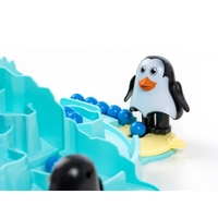 Joc Interactiv pentru Copii, Flippy, Batalia Pinguinilor, 3 ani+, Tabla de Joc, Figurine Pinguini, Mingi, Multicolor