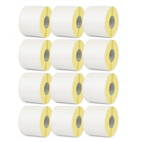 Set 12 Role Etichete Autoadezive Termice 105x148mm, 400 Etichete/Rola, pentru AWB