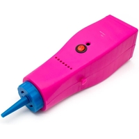 Pompa Electrica Pentru Umflat Baloane, din Plastic, cu Acumulator, Autonomie 3-4h, Portabila, Roz