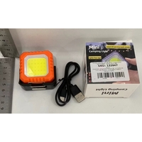 Lanterna Tip Breloc, Vafy, 5 Moduri de Luminat, Incarcare USB Tip C, 5W, Impermeabila IPX5, 500 lm, COB, Portocaliu