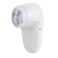 Aparat Scame si Par Haine, Vafy, Electric, USB inclus, Periuta Curatare, pentru Diferite Tesaturi, 13 x 6.8 x 5.8 cm, Alb