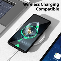 Husa de Protectie, Vafy, pentru OnePlus 12 5G, Liquid Silicone, cu Microfibra pe Interior, Protectie Antisoc, Compatibil Incarcare Wireless, Negru