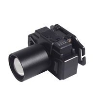 Lanterna LED de Montat pe Cap, Vafy, cu Raza Lunga de Zoom, Far Telescopic, Reglabil, Rezistent la Apa, pentru Pescuit in Aer Liber, Camping, Lumina Puternica, Lanterna, 7x4.5x6 cm, Negru