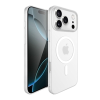 Husa de Protectie compatibila Apple iPhone 17 Air, Vafy, Magnetica Ultra-subtire, Anti-alunecare, Protectie PC, Rezistenta la Zgirieturi, Alb