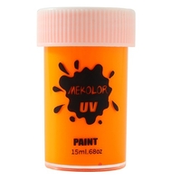 Vopsea pentru Fata si Corp, Flippy, cu Pigment Fosforescent UV, 15 ml, Portocaliu