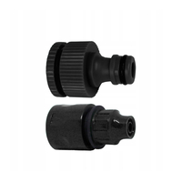 Set irigare gradina cu furtun PVC si stropitori, furtun 10 + 15 metri, 15 aspersoare, negru