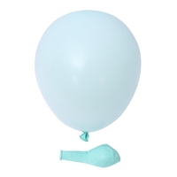 Set 12 Baloane, Flippy, din Latex Macaroon, 30 cm, Albastru