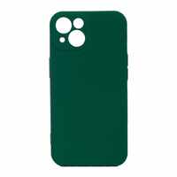 Husa pentru Samsung Galaxy A33 5G, Vafy, Liquid Silicone, cu Microfibra pe interior, Protectie Antisoc, Verde inchis
