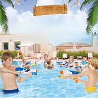 Pistol cu Apa pentru Copii, Rezervor, Pentru Piscina/Plaja, Flippy, 6ani+, Multicolor, 1250ML