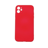 Husa protectie Vafy compatibila cu Apple iPhone 12 Mini Liquid Silicone Case Fuchsia