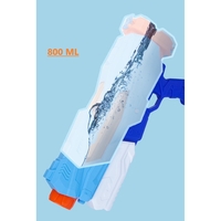 Pistol cu Apa pentru Copii, Rezervor, Pentru Piscina/Plaja, Flippy, 6ani+, 5 duze, Quick Fill, Albastru, 800ML