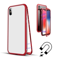 Husa de protectie Magnetic 360 pentru Apple iPhone XS Max, Rosu