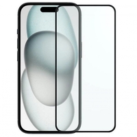 Folie Sticla Securizata, Vafy, Pentru Apple iPhone 16 Pro, Full Glue, Margini Negre, Transparent