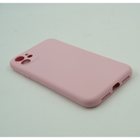 Husa protectie Vafy compatibila cu Apple iPhone 7/8G/SE 2020 Liquid Silicone Roz
