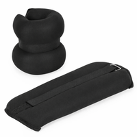 Greutati pentru incheietura mainii si glezna 2x3 kg, neopren si nisip fier, 36x15 cm, negru