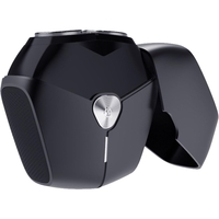 Aparat de Ras Portabil, Vafy, 8W, Autonomie 60 min, Incarcare Cablu Type C Inclus, Periuta de Curatare, Husa, Reincarcabil, 7.3x7.5x3.3 cm, Negru