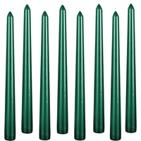 Lumanare Decorativa, Flippy, pentru Masa, 25 cm, din Parafina, fara Fum, Ardere 7.5h, Verde