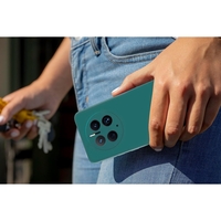 Husa de Protectie, Vafy, pentru Huawei Mate 50 Pro, Liquid Silicone, cu Microfibra pe Interior, Protectie Antisoc, Compatibil Incarcare Wireless, Verde
